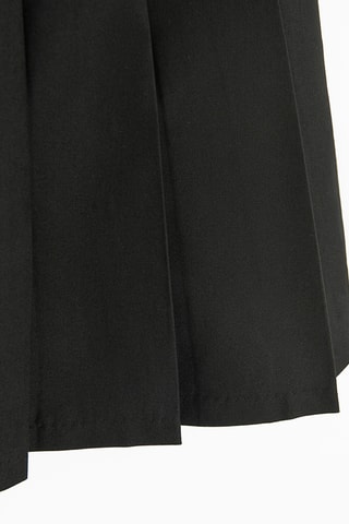 Saia plissada - Preto