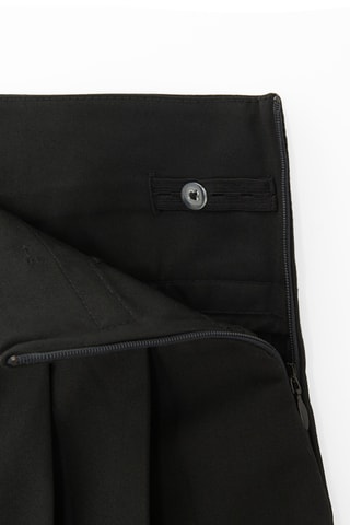 Saia plissada - Preto