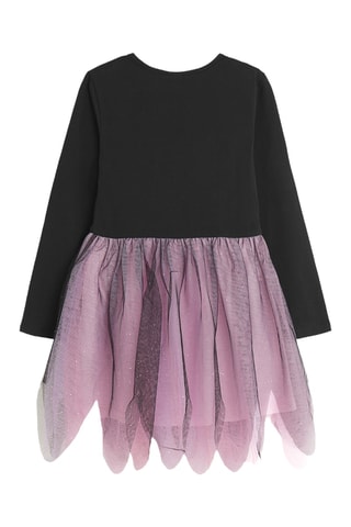 Vestido - Preto e rosa