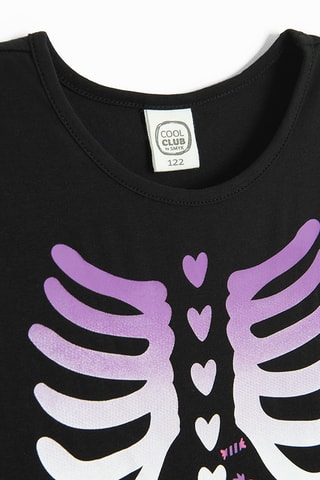 Vestido - Preto e rosa