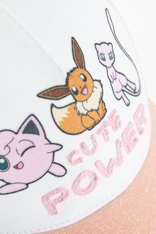 Boné Pokémon - Branco e rosa