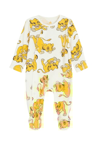 2 babygro Simba O Rei Leão Disney - verde-água e amarelo