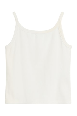 Camisola de alças e saia - Branco e rosa
