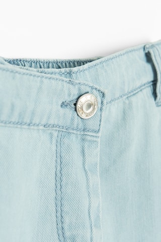 Saia-calção de ganga - Azul