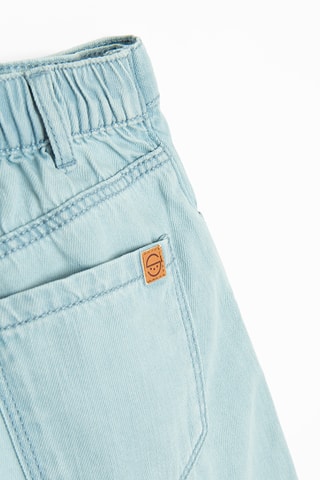 Saia-calção de ganga - Azul