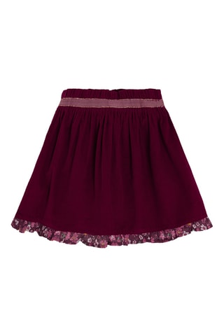 Saia em veludo - Bordô