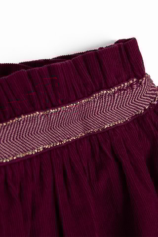 Saia em veludo - Bordô
