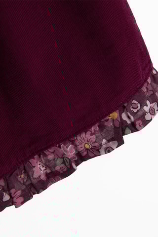 Saia em veludo - Bordô