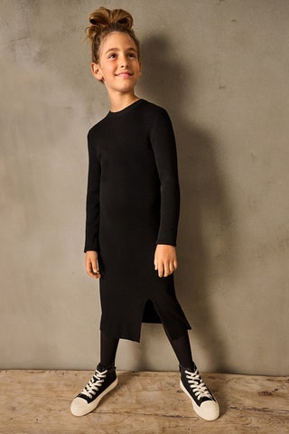 Vestido-camisola - Preto