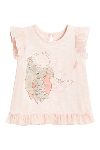 T-shirt e calções - Rosa mesclado