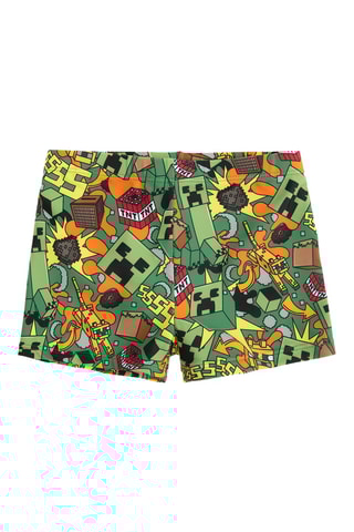 Calções de banho Minecraft - Verde