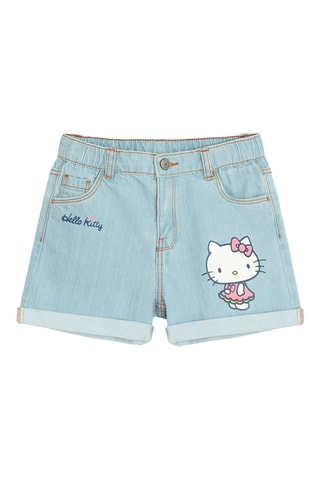 Calções de ganga Hello Kitty Sanrio - Azul
