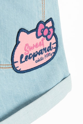 Calções de ganga Hello Kitty Sanrio - Azul