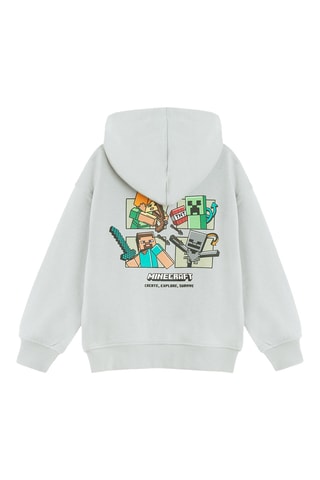 Sweat com capuz - Cinzento-claro