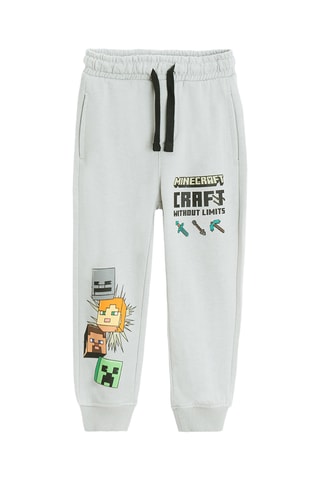 Calças - Cinzento-claro