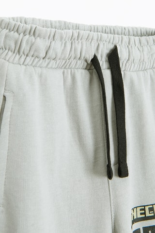 Calças - Cinzento-claro