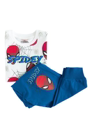 Pijama Spider man Avengers - Branco e azul-real