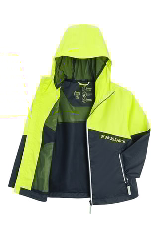 Windjack met Capuchon - Geel