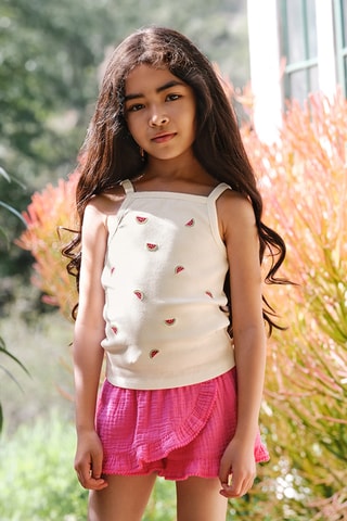 Camisola de alças - Branco