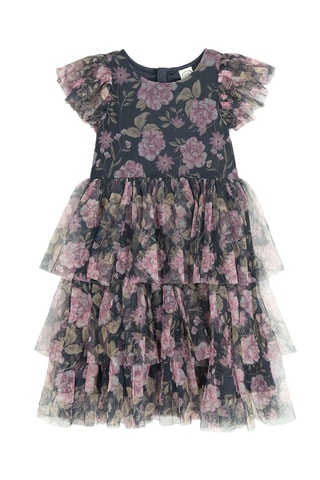 Vestido - Preto e rosa