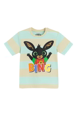 T-shirt e calções Bing - Toupeira e azul-marinho