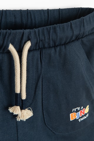 T-shirt e calções Bing - Toupeira e azul-marinho