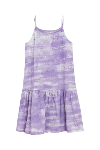 Jurk Tie and Dye - Paars