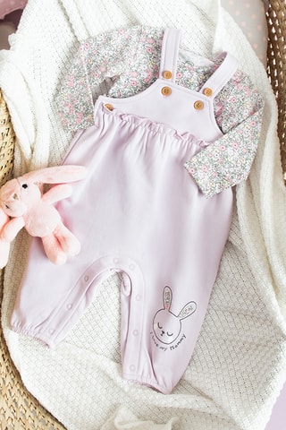 Body e macacão integral - Rosa