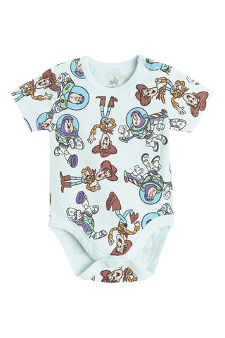 2 bodies Woody e Buzz Lightyear Toy Story Disney Pixar - Azul-celeste e branco