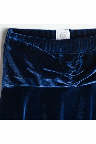 Saia em veludo Azul-cobalto