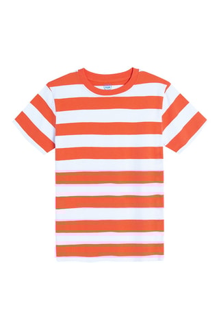 3 t-shirts Turquesa, branco e laranja