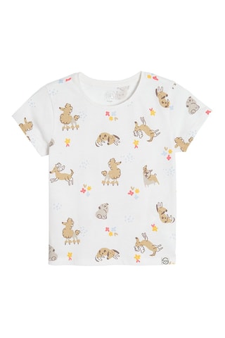 3 t-shirts Rosa e branco