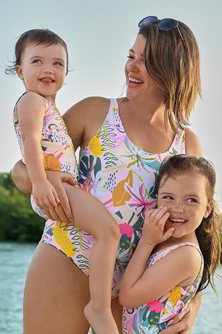 Fato de banho copas - Rosa