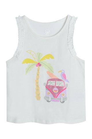 Camisola de alças Branco