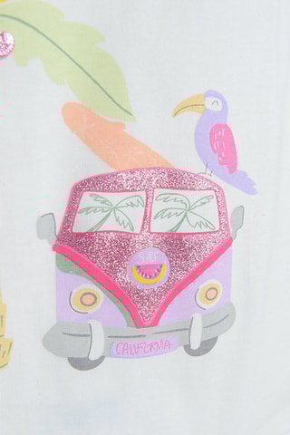 Camisola de alças Branco