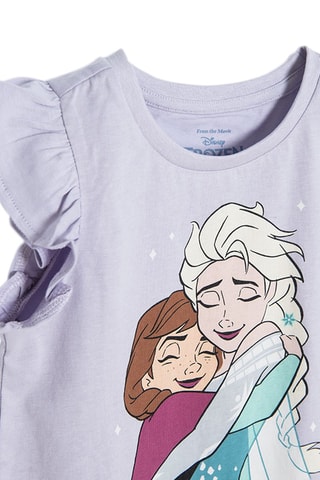 Pijama Elsa e Anna Frozen Disney Malva
