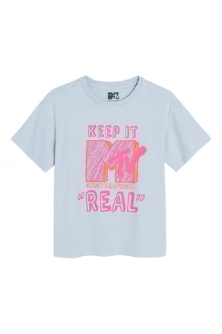 T-shirt - Azul-celeste 