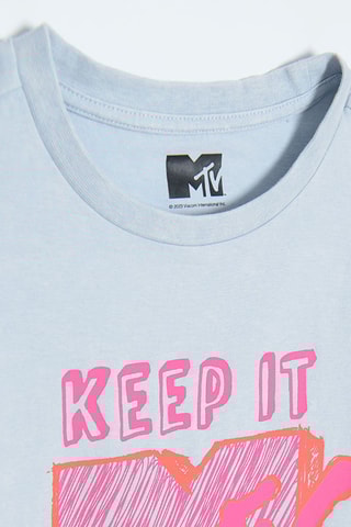 T-shirt - Azul-celeste 