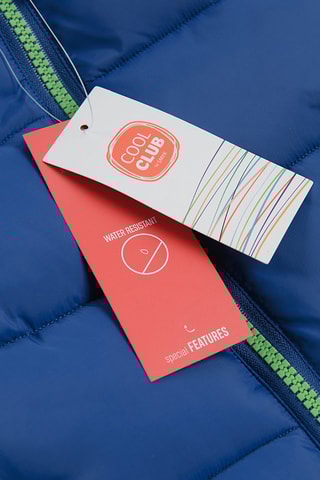 Colete acolchoado Azul-cobalto