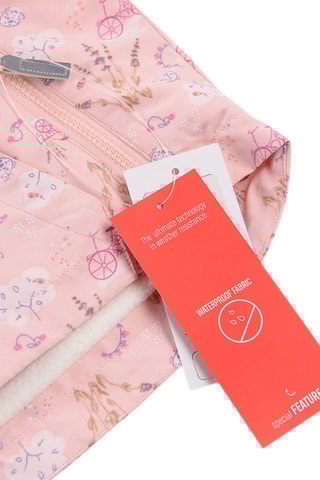 Parka con capucha - Salmón