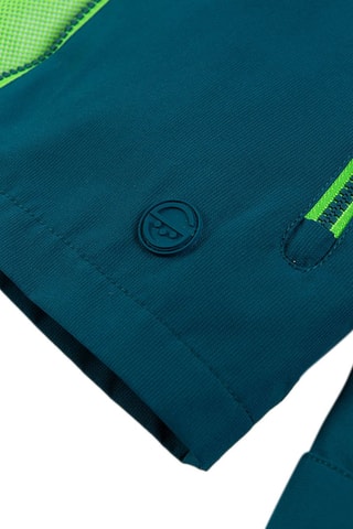 Parca com capuz Azul-pato