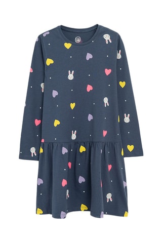 Vestido - Azul-marinho