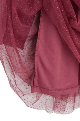 Vestido com strass - Bordô