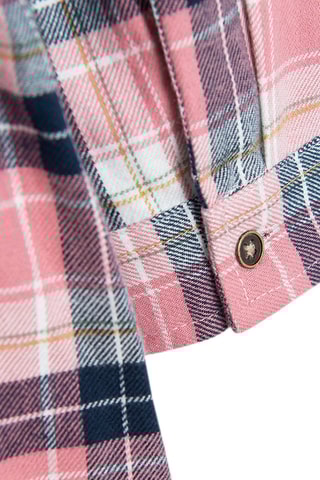 Vestido - Rosa e branco