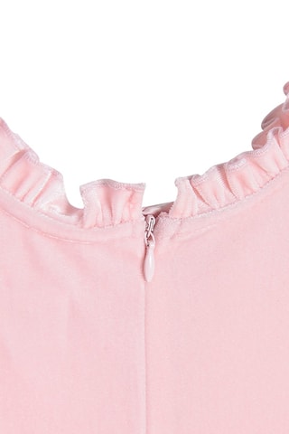 Vestido em veludo - Rosa