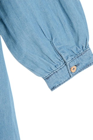 Vestido de ganga - Azul-claro