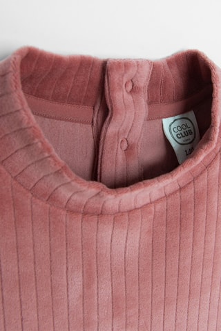 Vestido em veludo - Rosa