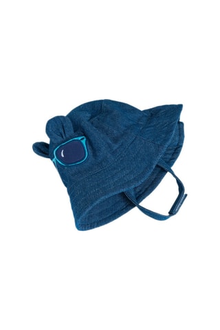 Chapéu à pescador com orelhas Azul-marinho