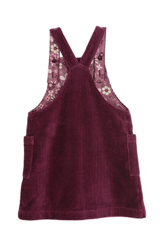 Vestido em veludo - Bordô