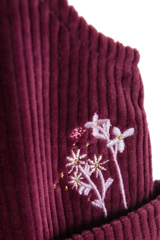 Vestido em veludo - Bordô